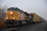 Stack train rolls west